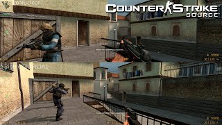 CS Source 2024 Split Screen 2 Players Co op Test | PC Ultra 4k