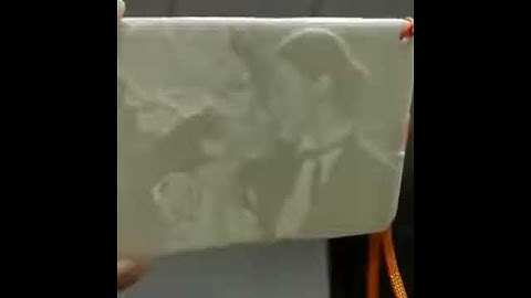 Custom 3D embossed photo pendant