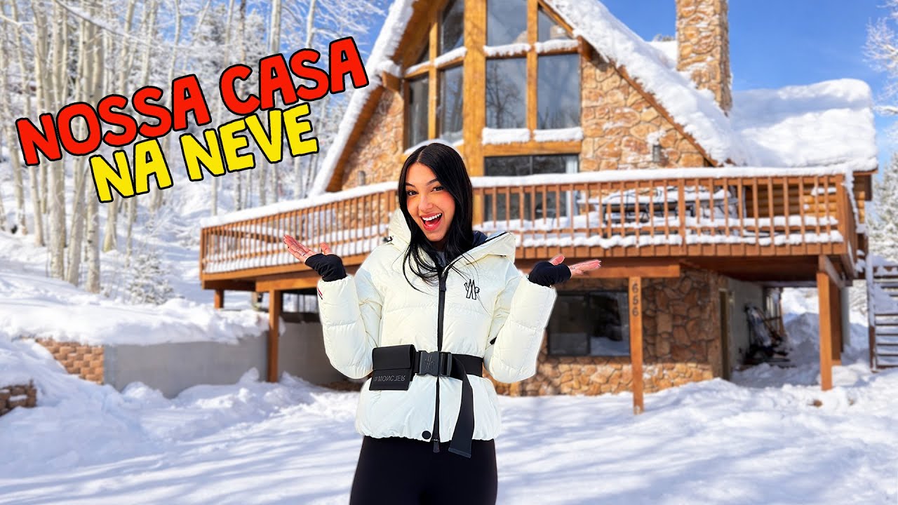 COMO É A NOSSA CASA NA NEVE | Luluca