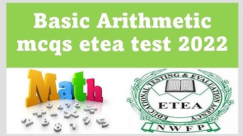 Basic arithmetic mcqs | Maths mcqs etea paper 2021 | Math | Mathematics | Maths Educators Book |