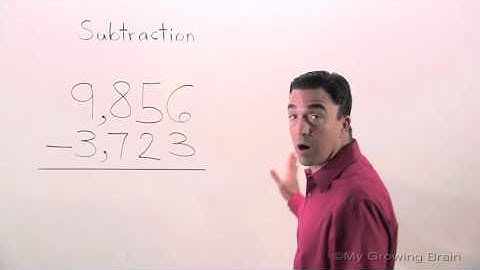 Subtraction: 4 Digits / My Growing Brain