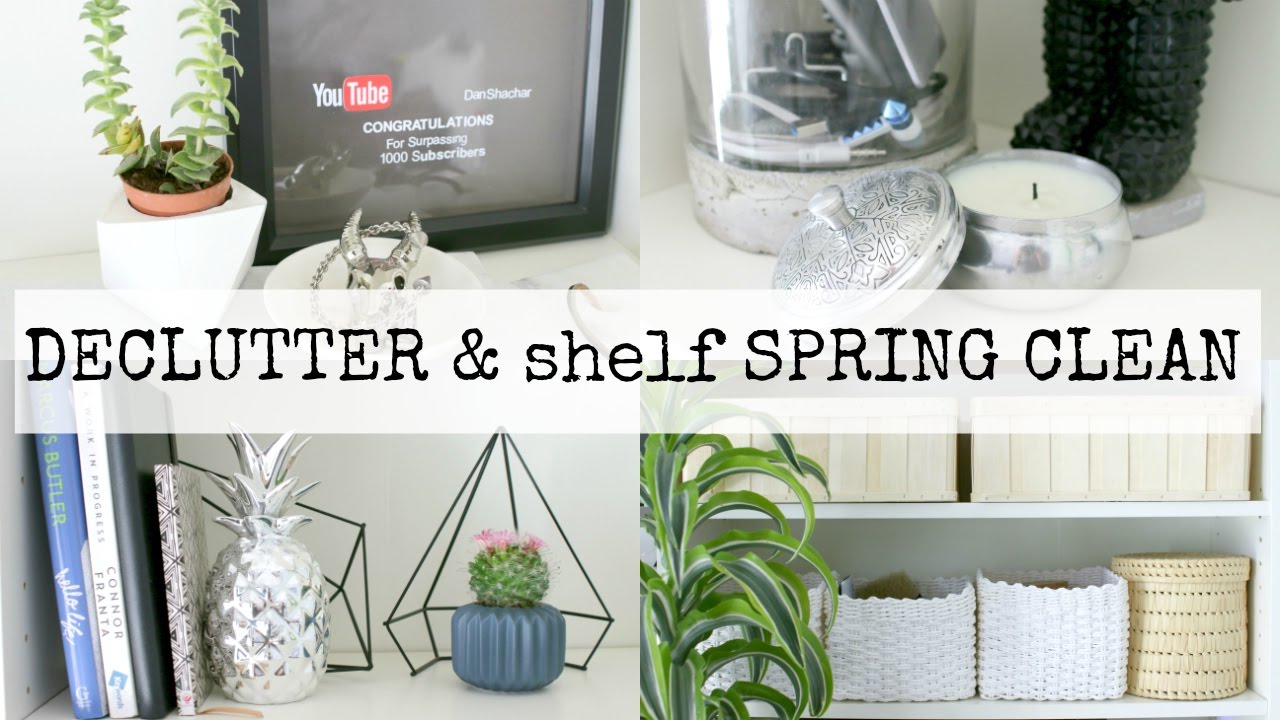 Tips For Perfect Shelves Organize & Spring Clean | DanDIY - YouTube