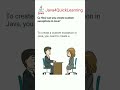 java custome exception #java #code #coding #programming