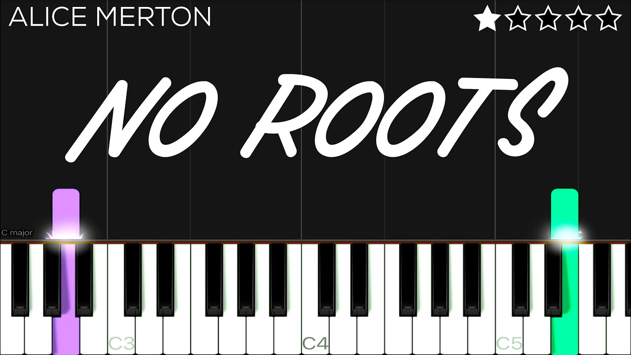 Alice Merton - No Roots | EASY Piano Tutorial - YouTube