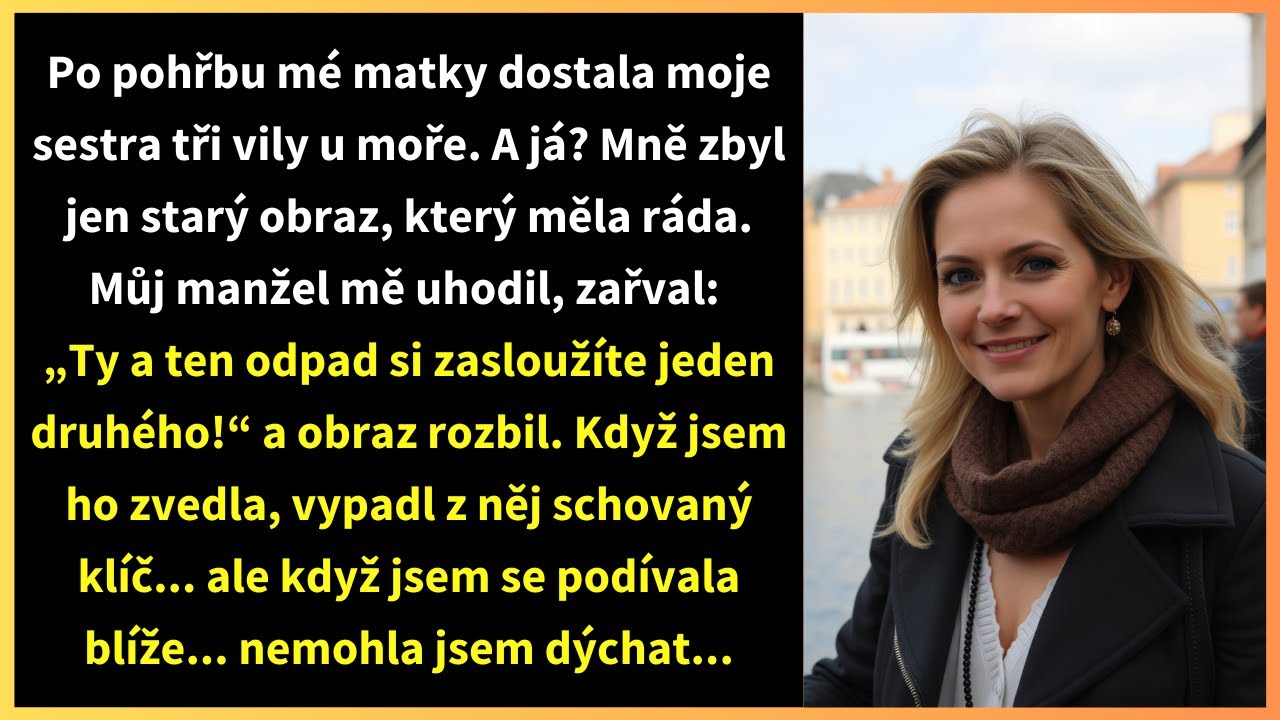 Po pohřbu mé matky dostala moje sestra tři vily u moře. A já? Mně zbyl jen starý obraz,