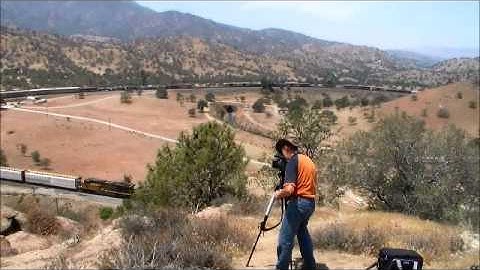 Part 2, Gregg and Bob Rail Fanning Tehachapi Pass.
