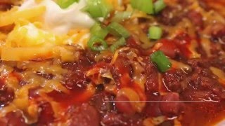 Homemade Beef Chili made in the Crock-Pot - I Heart Recipes