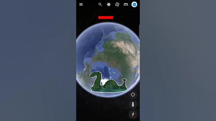 Loch Ness 🦕 Monster is Real 🤯??, Things Found on Google Earth 🌍 #googleearth #trending #shorts