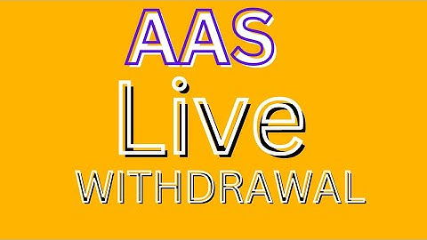 I Withdrew $51 From (AAS) Afriq Arbitrage System