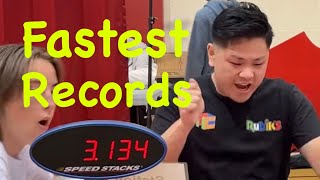 Fastest Rubik's Cube World Record | 큐브 세계 신기록 모음