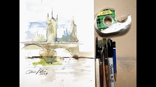 EXTREME BEGINNERS - How to Trace Easily and Effectively on Your Watercolor Journey
