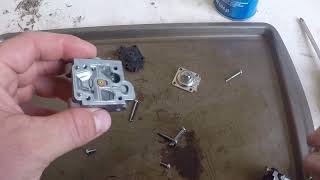 How to Disassemble, Clean, and Reassemble a 4Cycle Gas Trimmer Carburetor