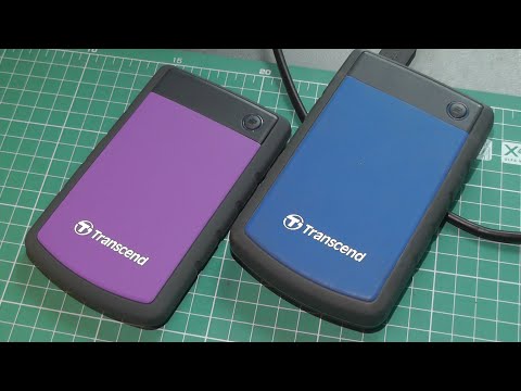 Видео: Защищенный HDD Transcend 2Tb - разборка, тест скорости, сравнения внешнего диска StoreJet 25H3P 2.5"