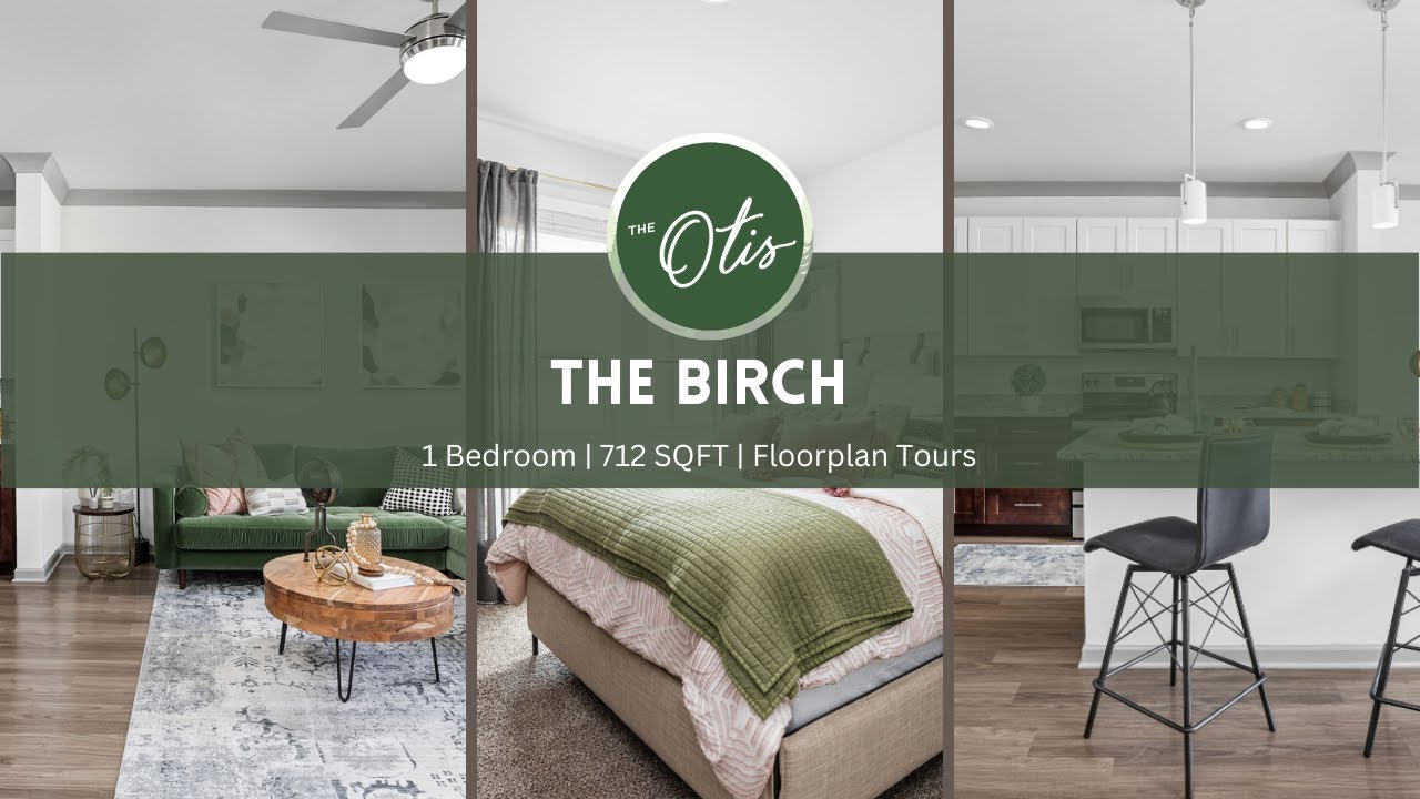 Indianapolis Apartments for Rent | 1 Bed/1 Bath Virtual Tour | 1206 - Birch 712 SQFT
