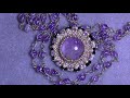 Tutorial: Beaded Embroidery New Chenille Bezel for Round Cabochon Part 1