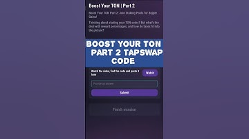 Boost Your TON | Part 2 | Tapswap Code | #tapswapcode #code