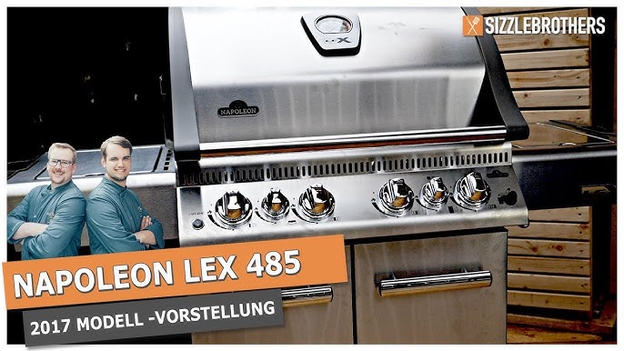 Napoleon Lex 485 Grilling InfraRed Sideburner - YouTube