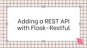 Adding a REST API with Flask-Restful