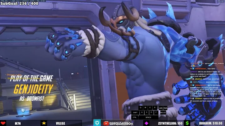 Overwatch Rollout Doomfist God GetQuakedOn Predator Of Volskaya -POTG-