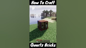Minecraft: How to craft Quartz Bricks #shorts