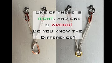 Climbing Anchors: The Girth Hitch Master Point (don