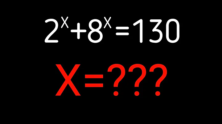 A Nice Exponential Equation  | Can you solve it ?