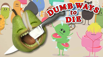 Pear makes some DUMB CHOICES in Dumb Ways to Die
