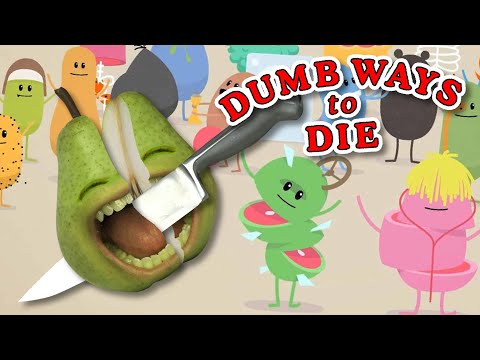 Pear makes some DUMB CHOICES in Dumb Ways to Die