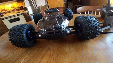 2020 E-Revo 2.0 VXL with black dyed chassis and clear body