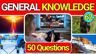 General Knowledge Quiz Trivia 62 📚💡| Can You Answer All 50 Questions Correctly? 2024