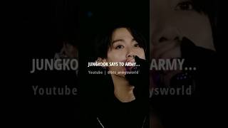 Jungkook says to army~the reason we shine is #shorts #bts  #btsmotivation #btsarmy