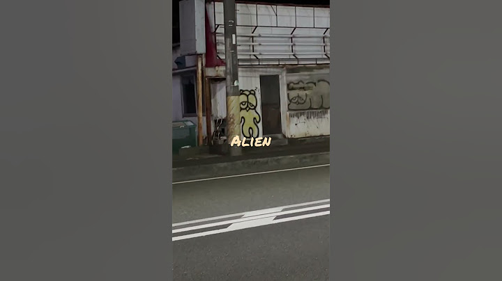 Here is alien in Japan.