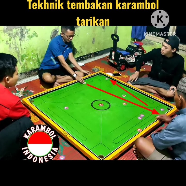 Tekhnik keren tembakan Karambol Indonesia #foryou #shortsvideo #karambol #carrom