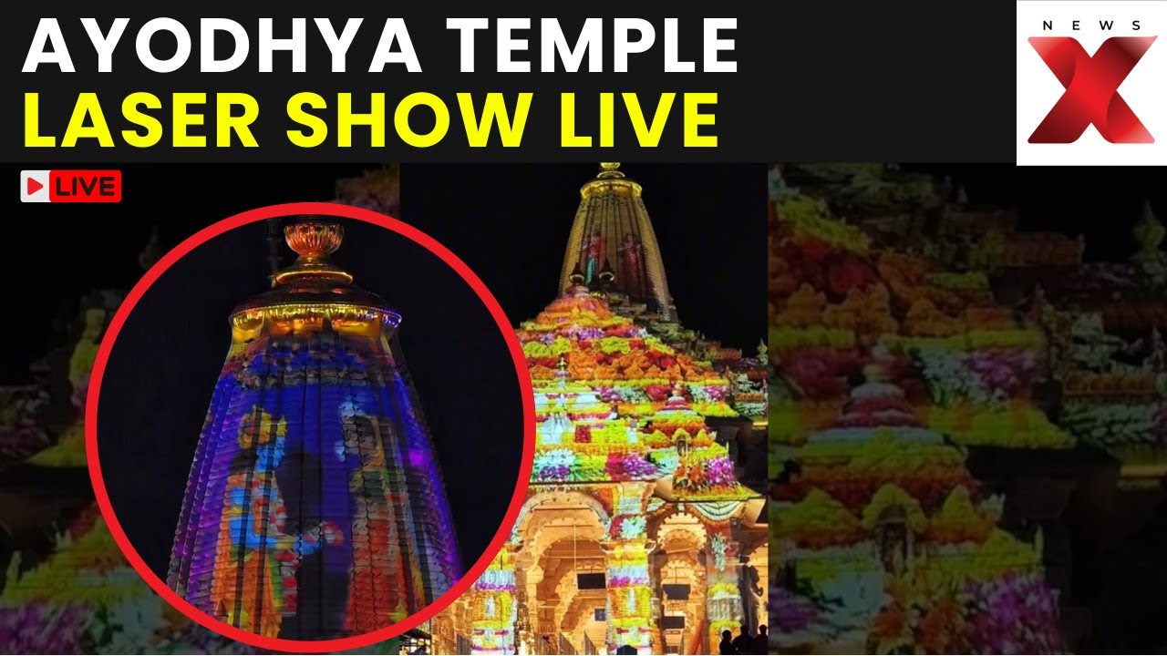 Ayodhya Temple Laser Show LIVE: Laser Show Begins At Ayodhya’s Shri Ram Janmabhoomi Temple