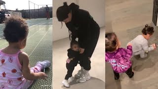 Kylie Jenner Shows Baby Stormi Walking February 2019