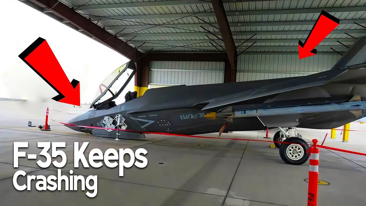 Истребитель F-35 снова потерпел крушение! Что происходит?