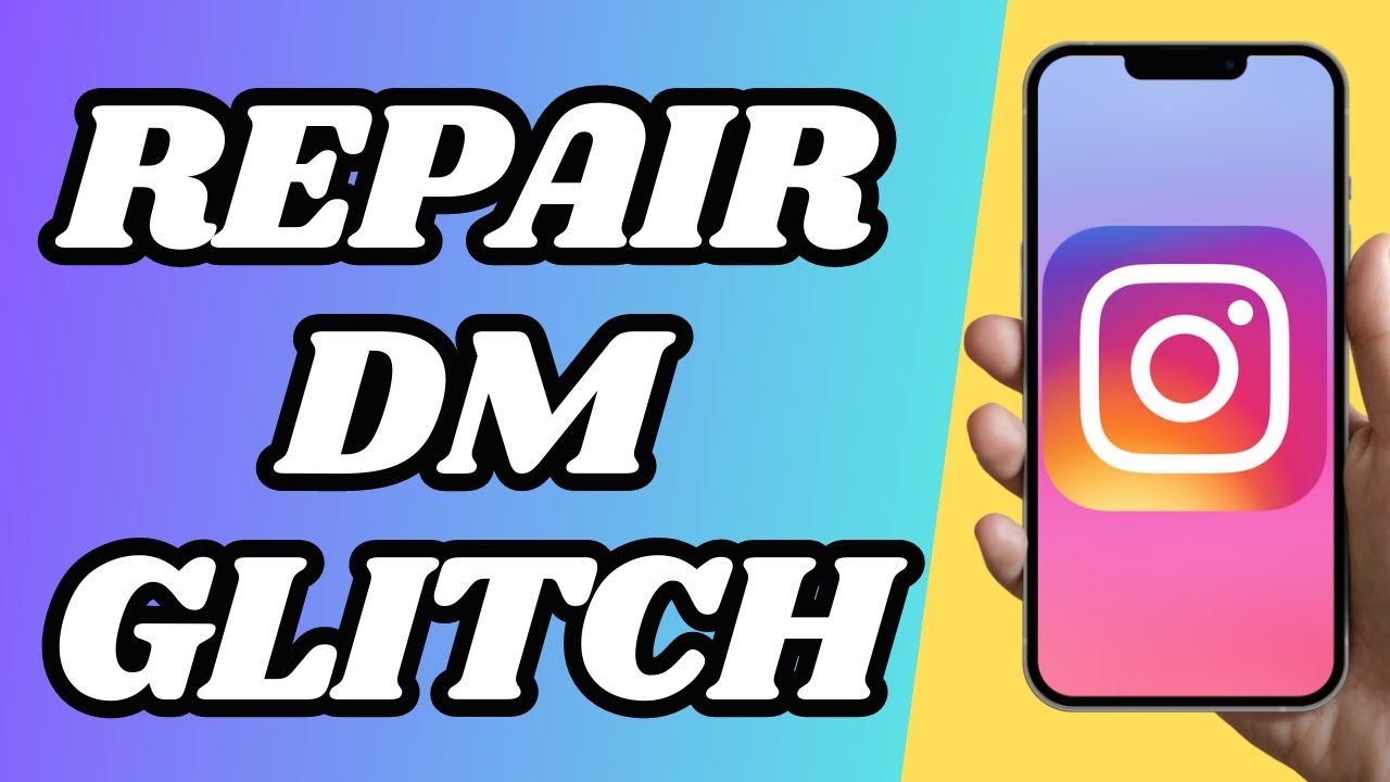 How To Repair Instagram Glitch DM - YouTube