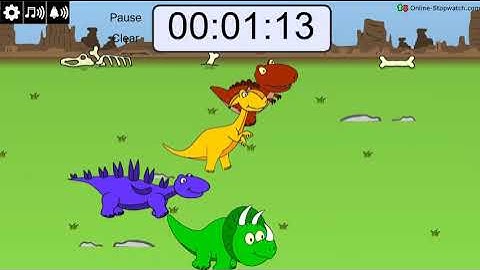 3 Minute Dinosaur Race Timer