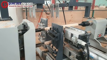 Máy tiện gỗ cnc 2 trục CW-1520-2 I Máy tiện cnc 2 trục