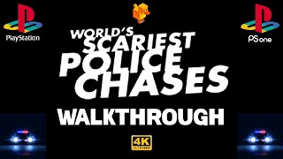 World's Scariest Police Chases (2001) 100% Walkthrough (All Commendations) - PS1/DuckStation 4K-UHD
