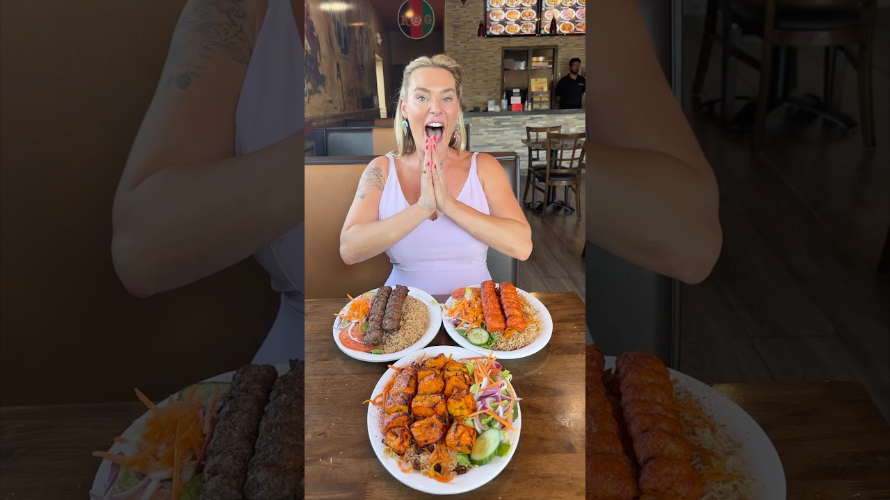 Going ALL OUT with AFGHAN FOOD at Kandahar Grill in Hicksville, NY on Long Island! 🔥 #DEVOURPOWER