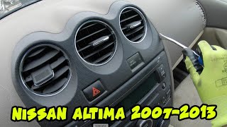 Altima 2007-2013 Center Air Vents Replacement Tutorial