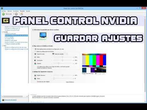 PANEL CONTROL Nvidia /solucionar ajustes de brillo,contraste,color y resolución 2020