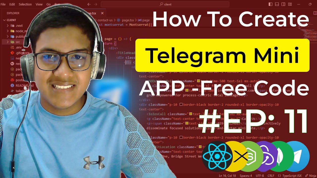 Complete Telegram Mini Apps | Server Side | #11 | Siam Shekh - YouTube