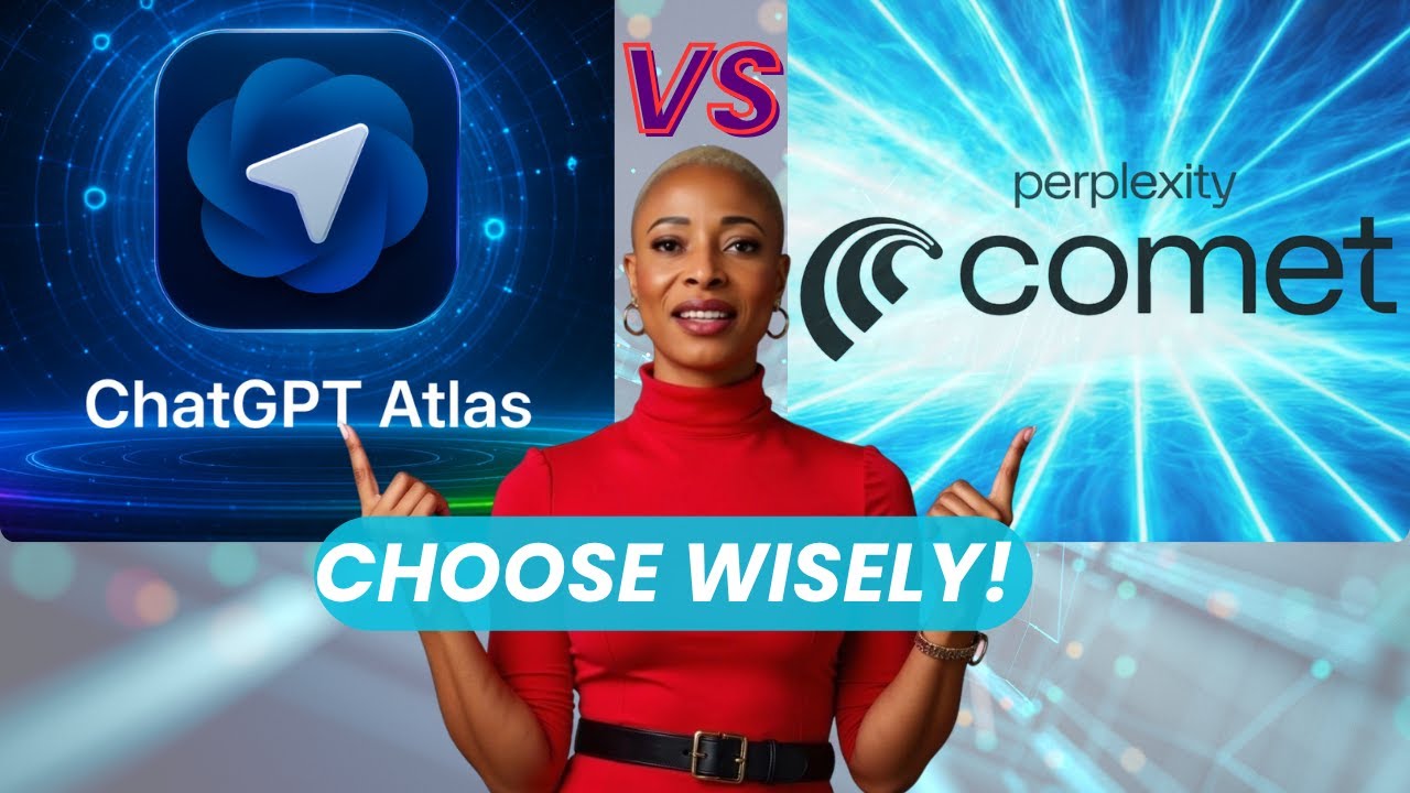 AI Browser BATTLE: ChatGPT Atlas vs Perplexity Comet (Which Tool Should ...