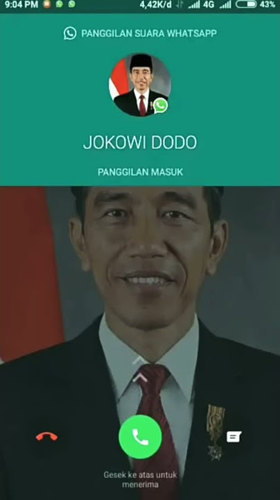 Jokowi telpon cok