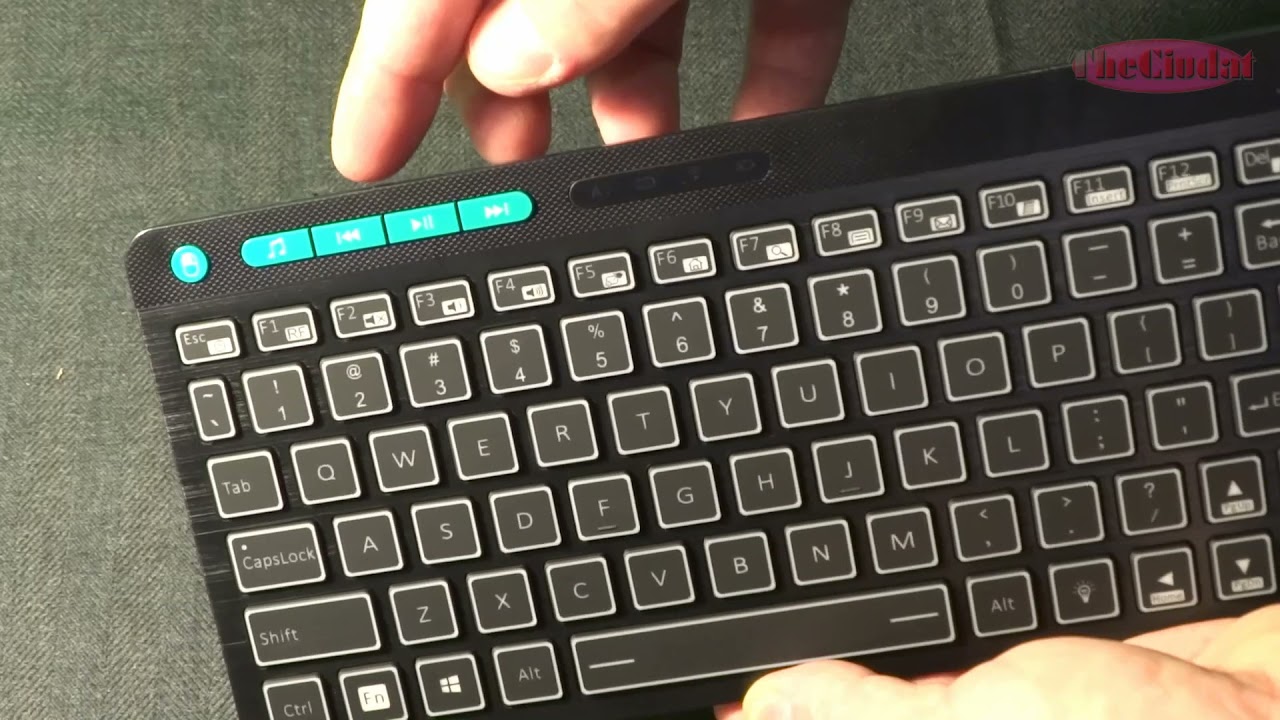 Rii RT518 Wireless keyboard with TouchPad YouTube
