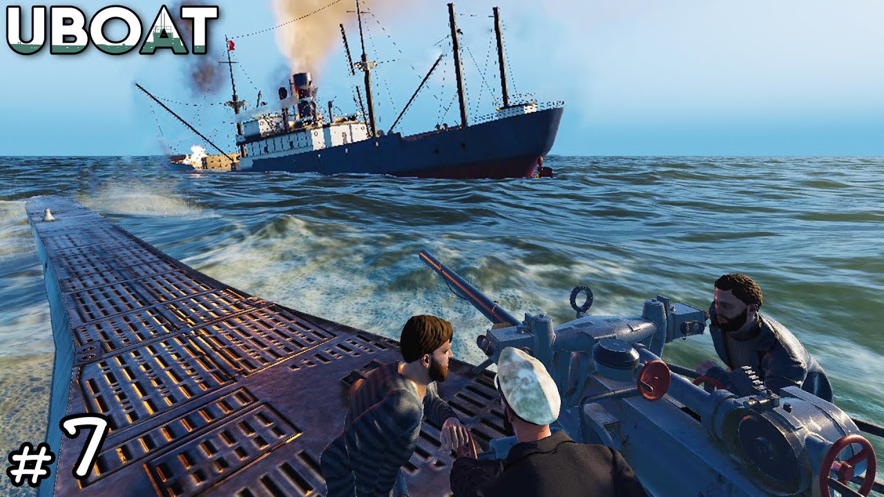 เกม เรือรบ pc  New Update  เรืออูภารกิจ ถล่มกองเรือสินค้า - Uboat ไทย #7