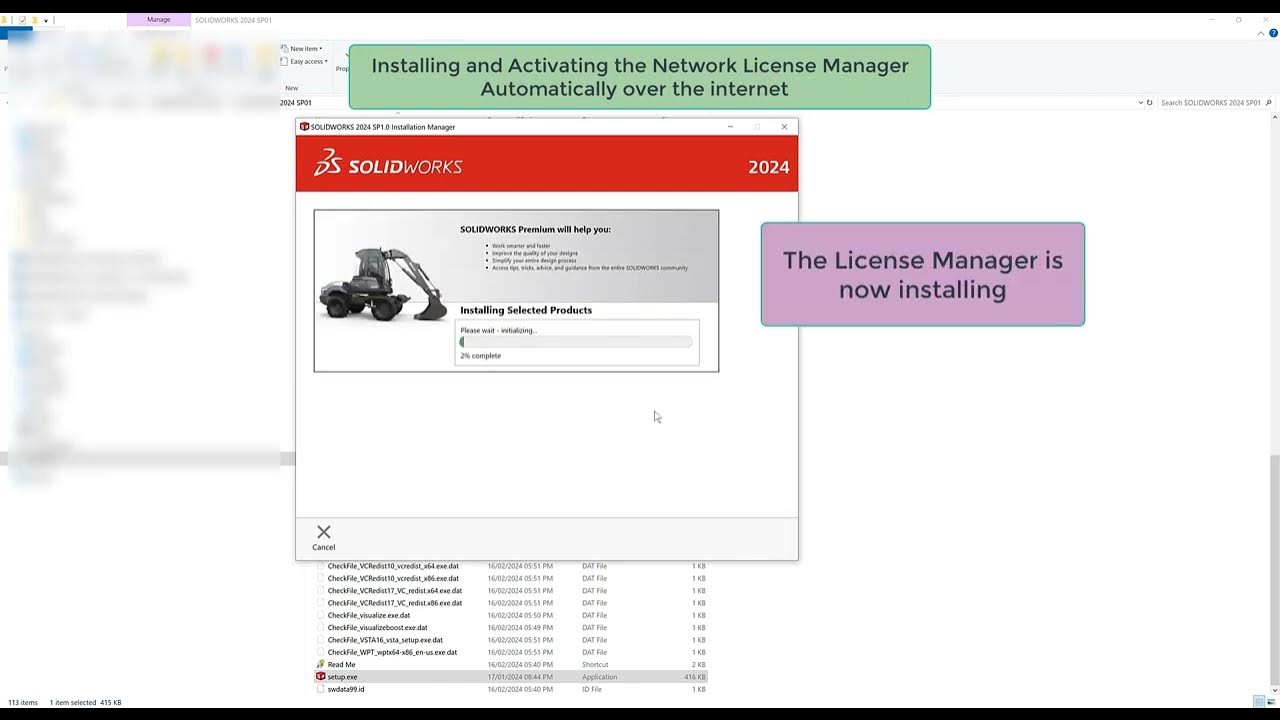 Solidnetwork license manager 2024 installation and activation youtube