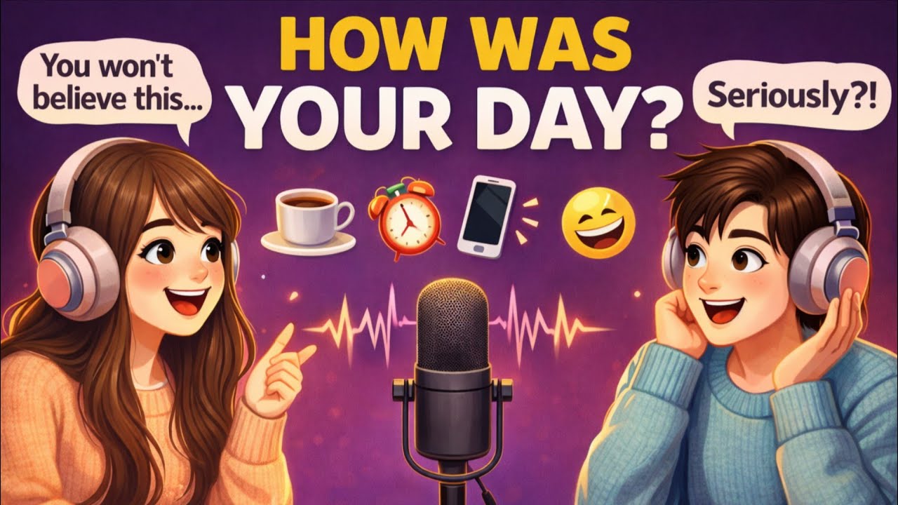 Easy English Podcast for Speaking Practice A2-B1 | How to Talk About Your Daily Routine